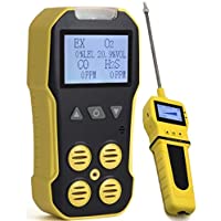 MULTIGAS Básico + Analizador de Bomba- Detector- Medidor por Forensics | O2- CO- H2S- LEL | Recarga USB | Alarmas de…